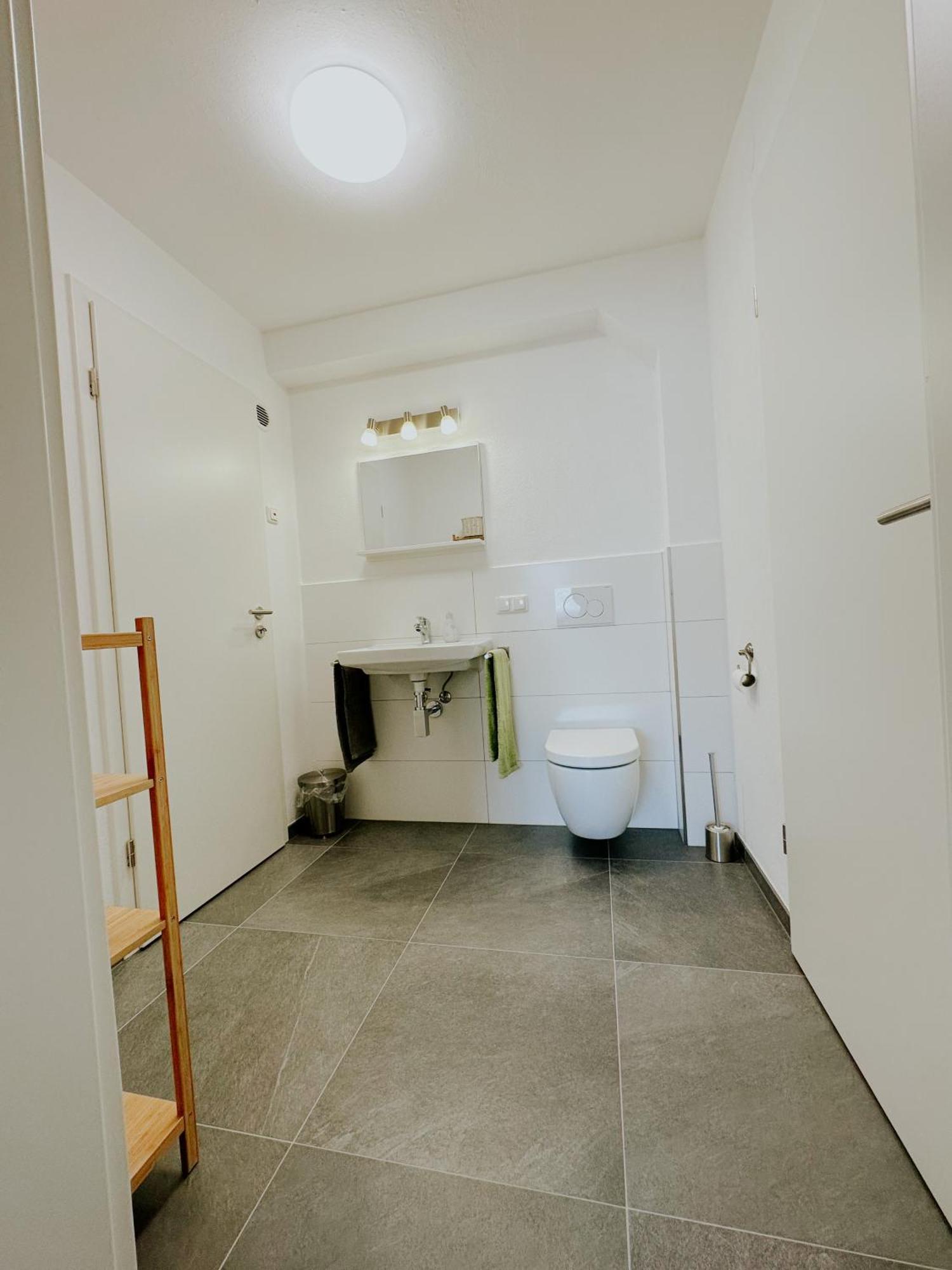 Apartment 100 Qm Im Weindorf - Balkon/Garage Aspisheim Kültér fotó